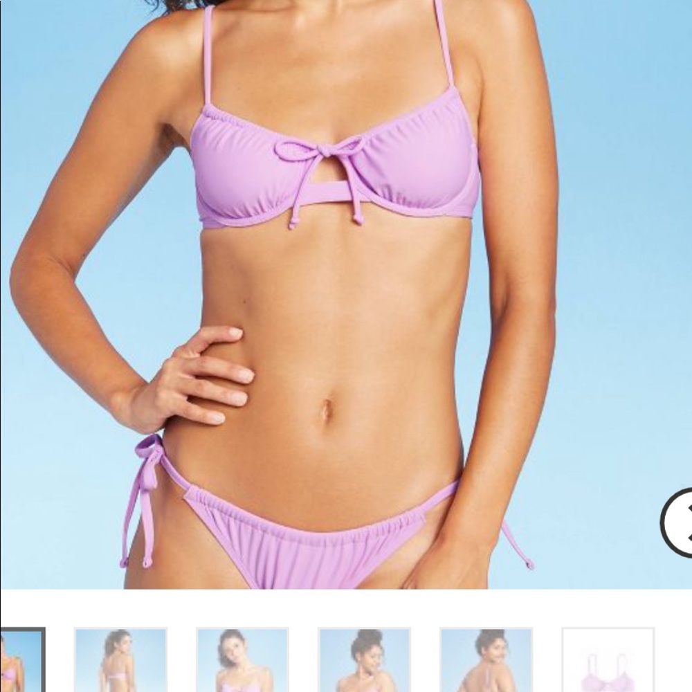 NWT Lavender Target Bikini
